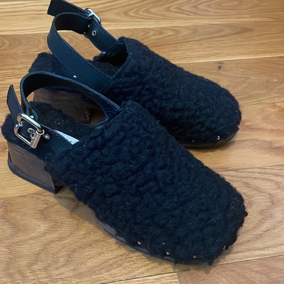 Miista Lana Sherpa Clogs Black 37 - Picture 10 of 12